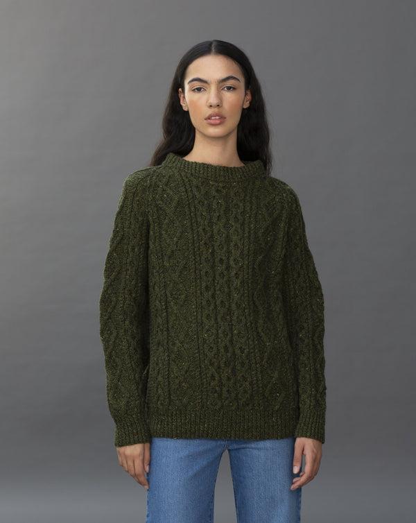 Traditional Aran Knit Sweater