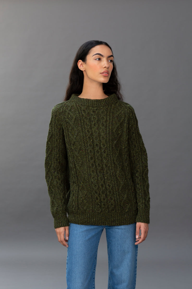 Traditional Aran Knit Sweater